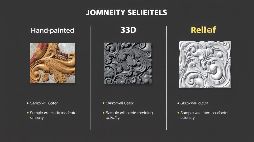 手绘、3D画、浮雕壁画，价格和效果怎么选？